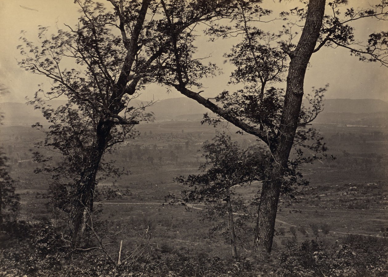 Orchard Knob desde Mission Ridge de George N. Barnard