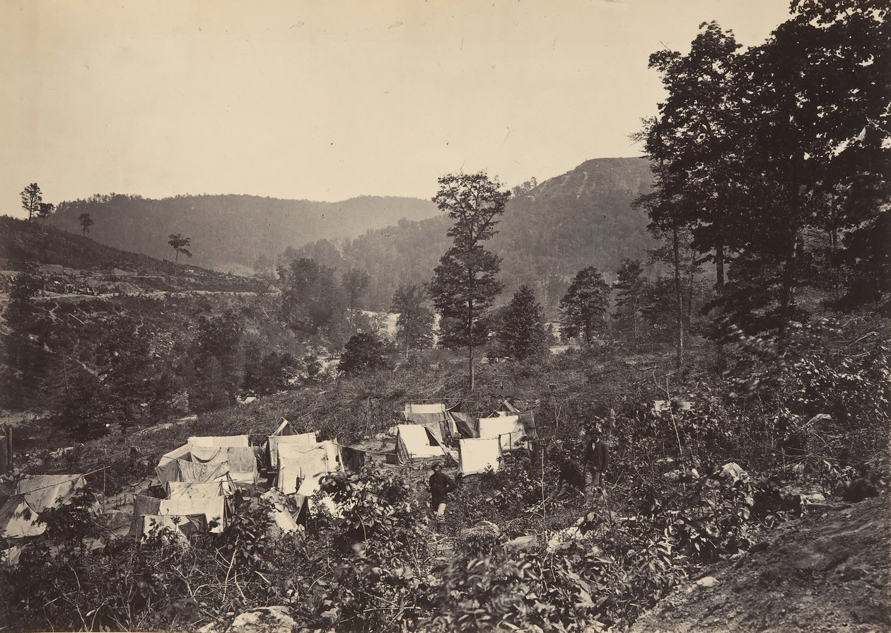 Paso en la Cordillera del Mapache, Whiteside No. 2 de George N. Barnard
