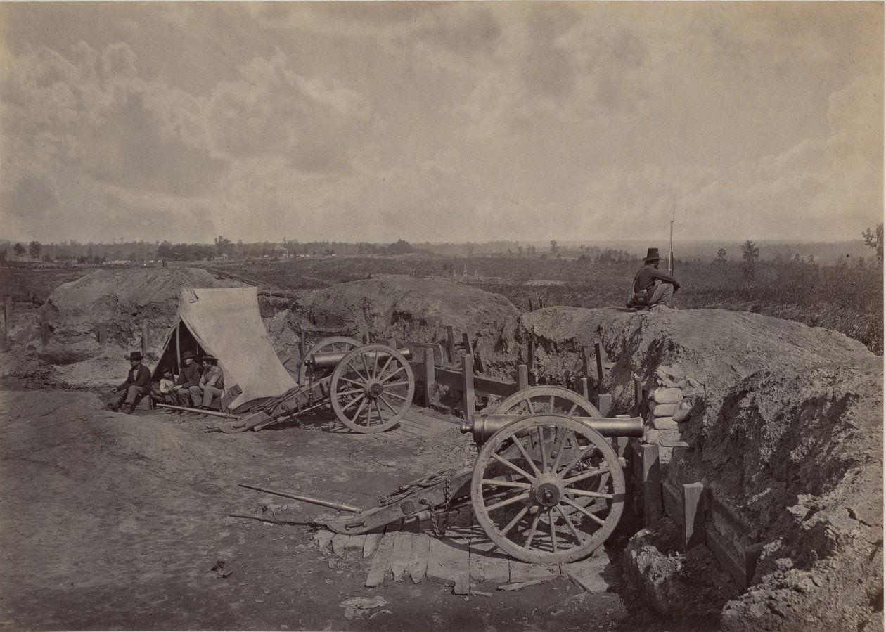 Obras de Rebel frente a Atlanta (Georgia), n.º 4 de George N. Barnard