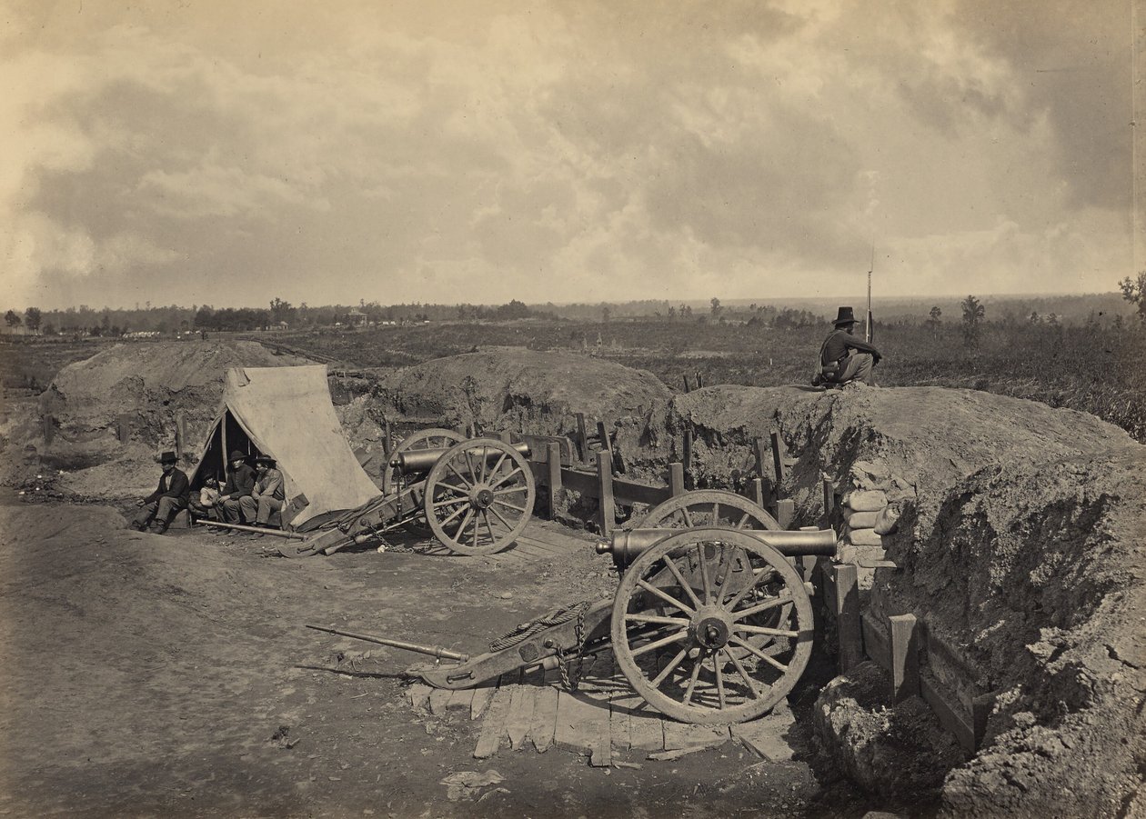 Fortificaciones confederadas frente a Atlanta, Georgia, n.º 4 de George N. Barnard