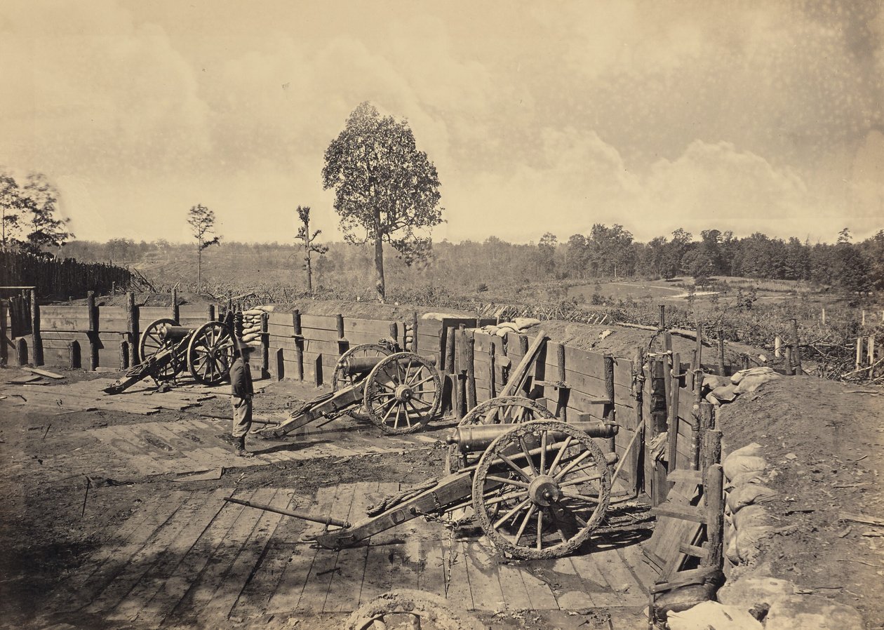 Obras rebeldes frente a Atlanta, Georgia, n.º 2 de George N. Barnard