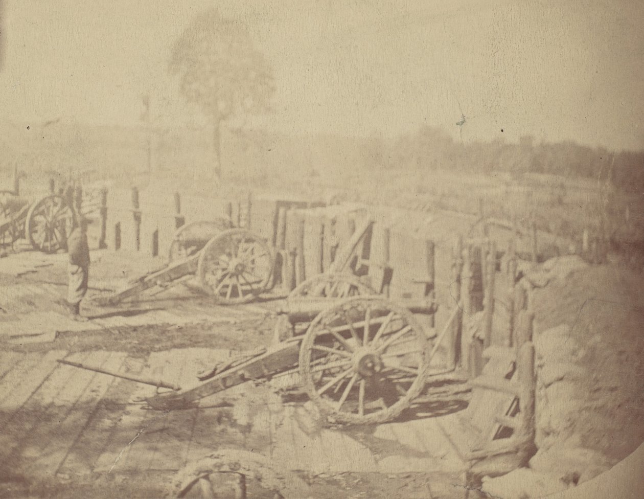 Obras rebeldes frente a Atlanta, Georgia, No. 2 de George N. Barnard