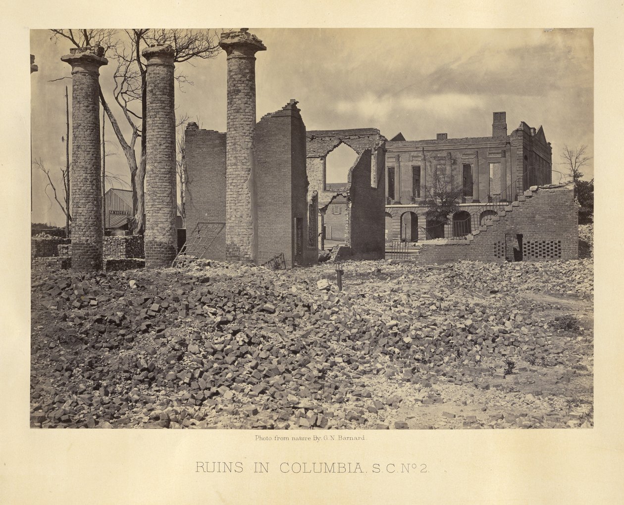 Ruinas en Columbia, Carolina del Sur, n.º 2 de George N. Barnard