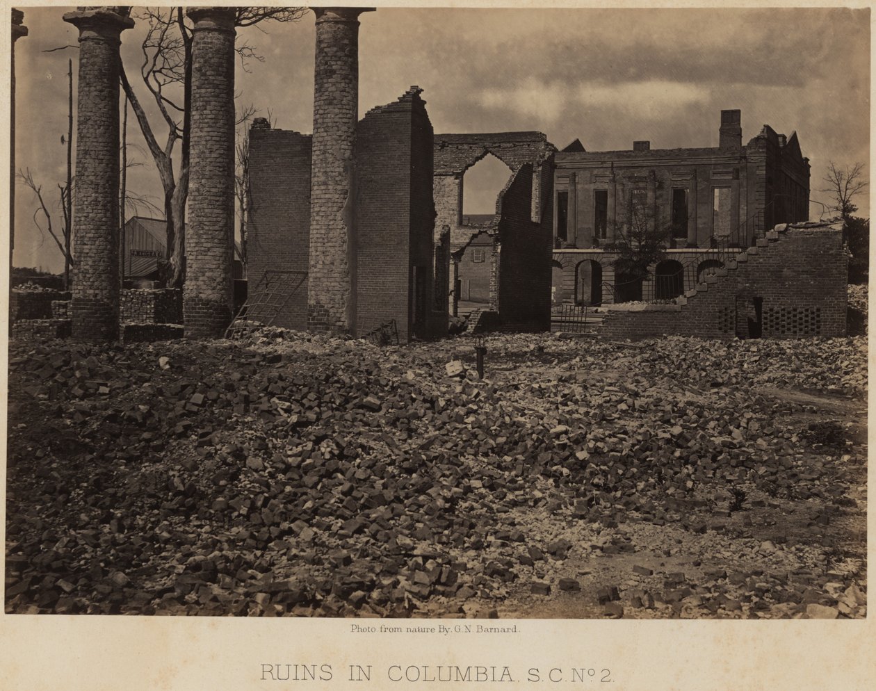 Ruinas en Columbia, S.C. n.º 2 de George N. Barnard