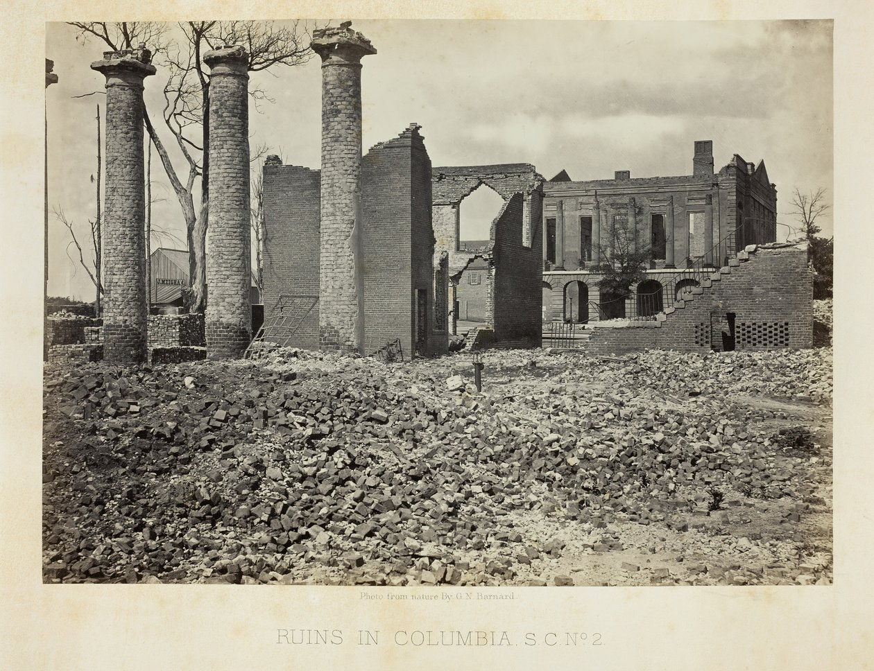 Ruinas en Columbia, S.C., No. 2, 1865 de George N. Barnard