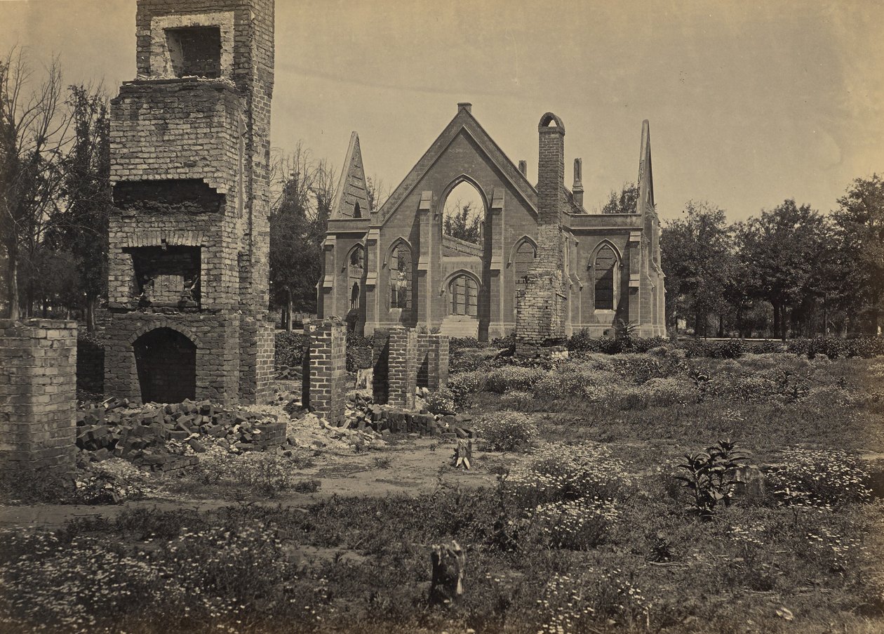Ruinas en Columbia, Carolina del Sur de George N. Barnard