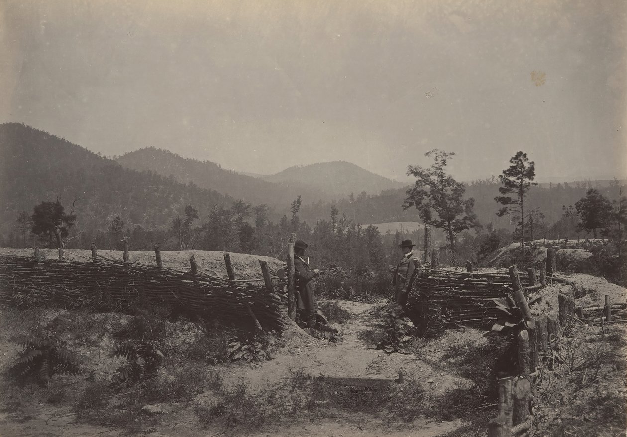 El paso de Allatoona, Georgia, 1860s de George N. Barnard