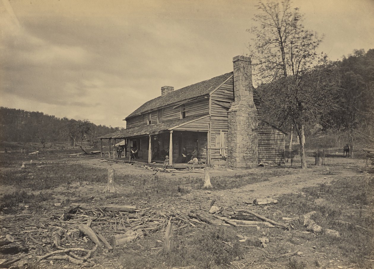 La Casa de John Ross, Ringold, Georgia de George N. Barnard