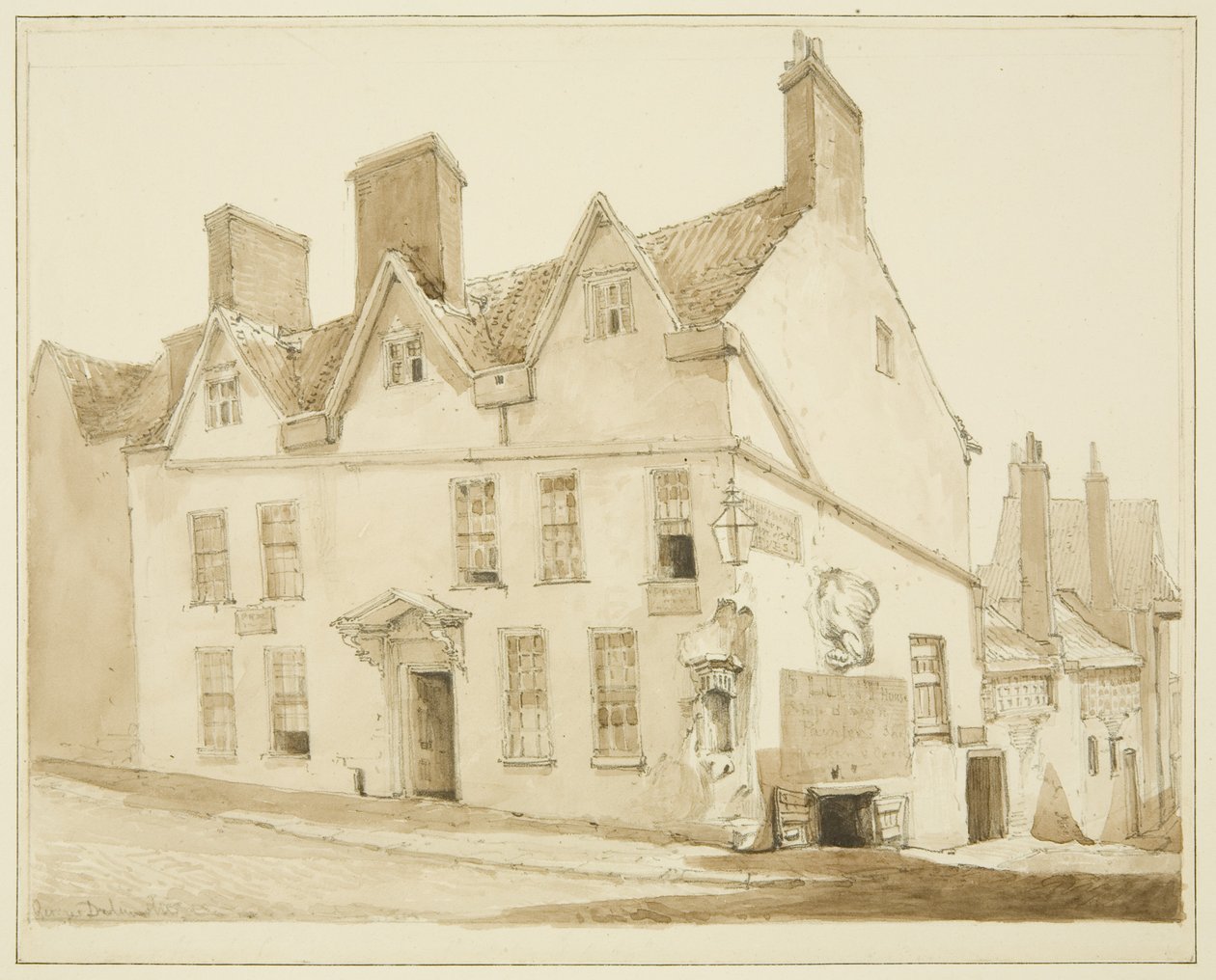 Esquina de Pipe Lane y Frogmore Street de George Orleans Delamotte