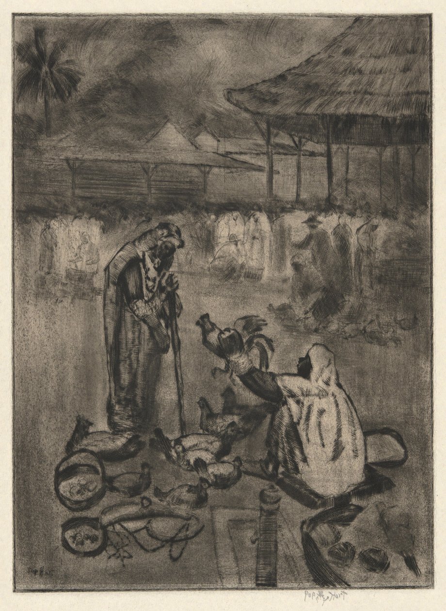 Vendedor de pollos, Tindad de George Overbury Hart