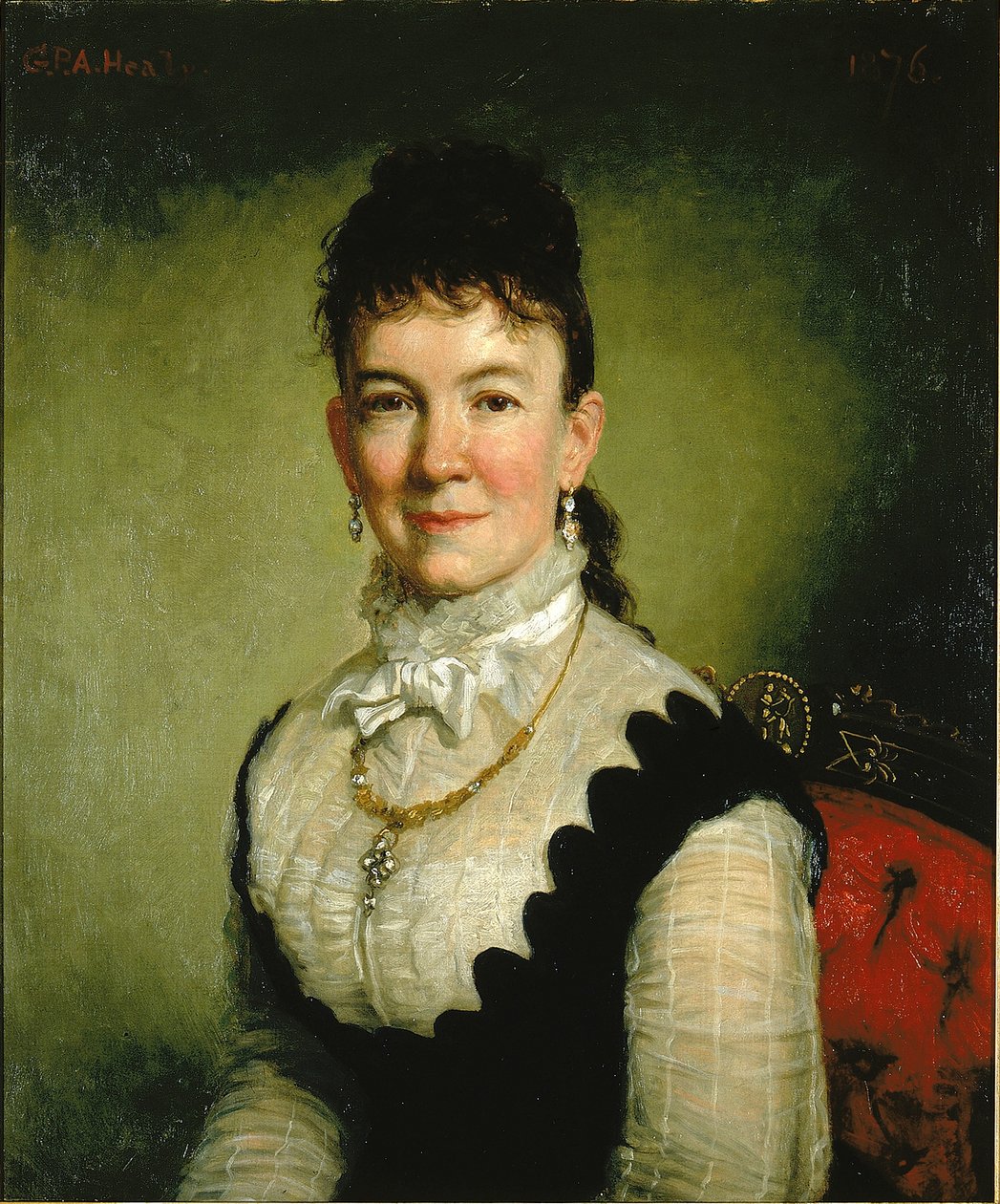 Sra. de Albert J. Myer (Catherine Walden) de George Peter Alexander Healy