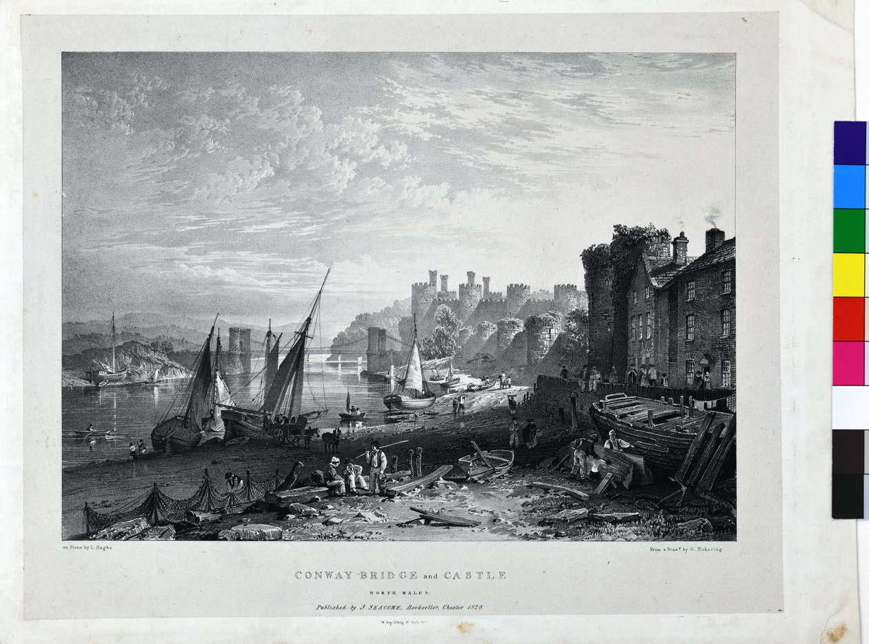 Puente y castillo de Conway de George Pickering