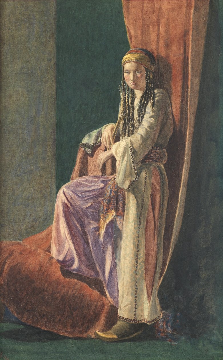 Una Chica Turca, 1853 de George Price Boyce