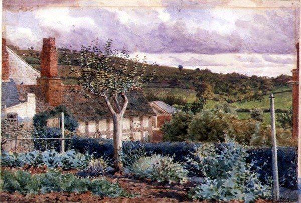 Desde el jardín de Sherford Cottage, Bromyard de George Price Boyce