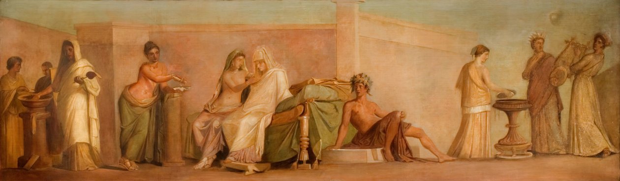 Una copia del matrimonio Aldobrandini de George Richmond