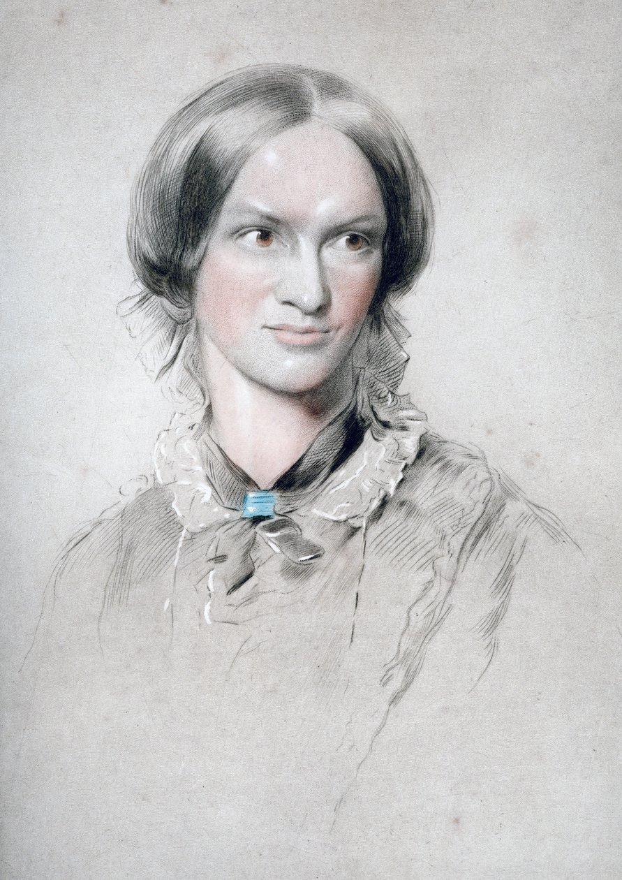 Charlotte Bronte, novelista inglesa, 1850 de George Richmond
