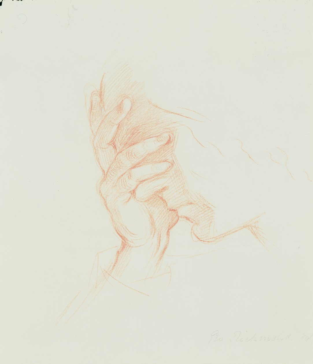 Estudio de cabeza de una mujer, c.1835 de George Richmond