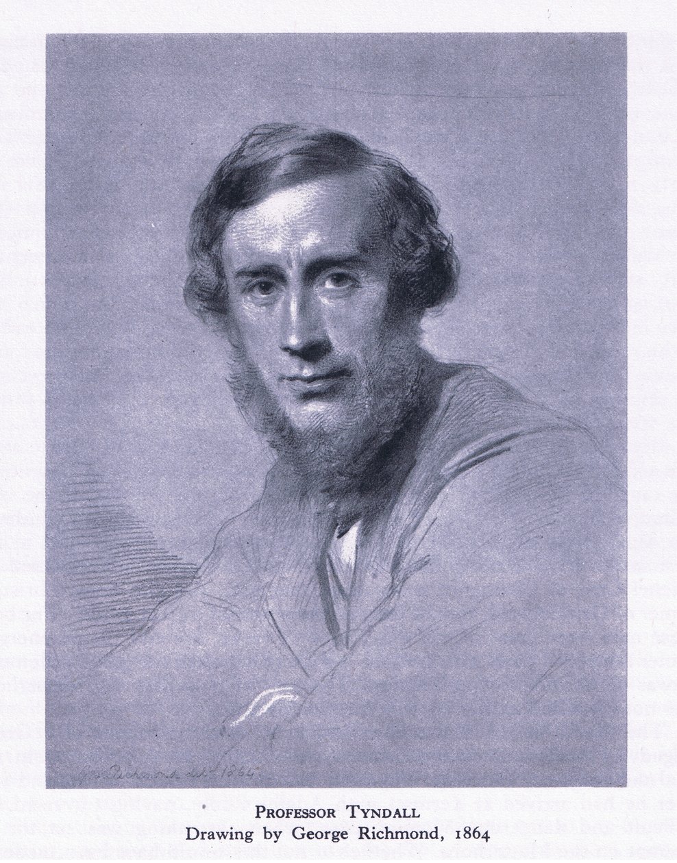 Profesor Tyndall, de British Adventure publicado por Collins, 1947 de George Richmond