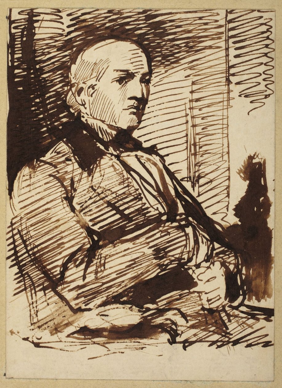 El hombre sentado de George Richmond