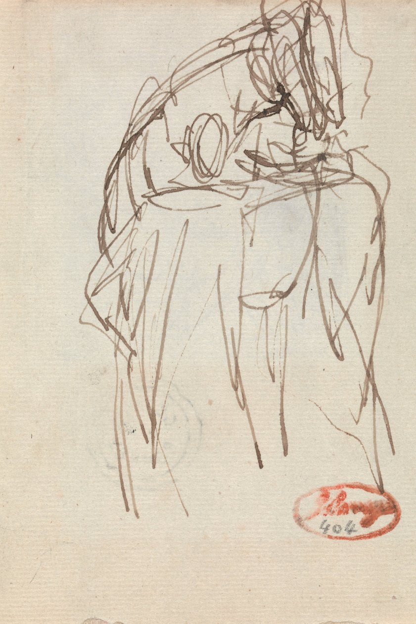 Un hombre con un caballo, posiblemente Ward Thomas de George Romney