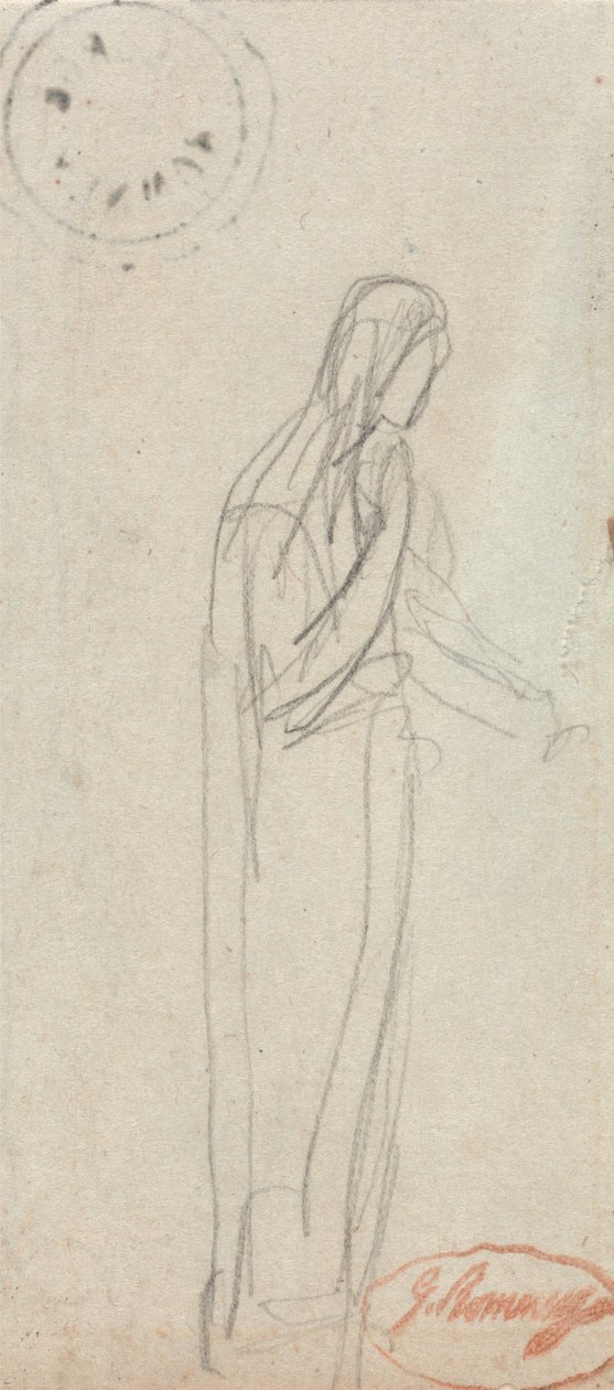 Una figura femenina de pie de George Romney