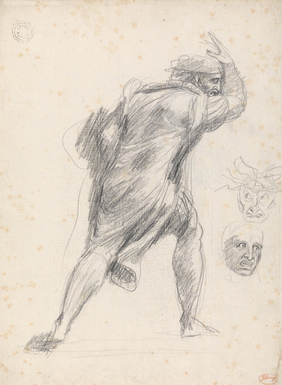 Bolingbroke y la cabeza de un demonio de George Romney