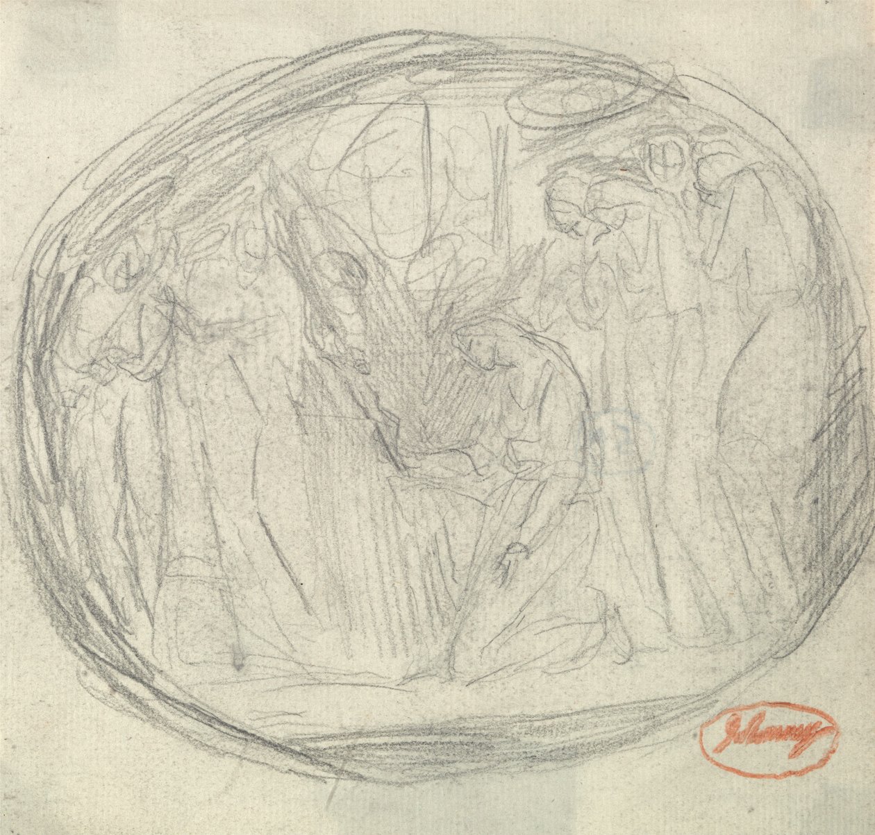 La ejecución de María Estuardo de George Romney