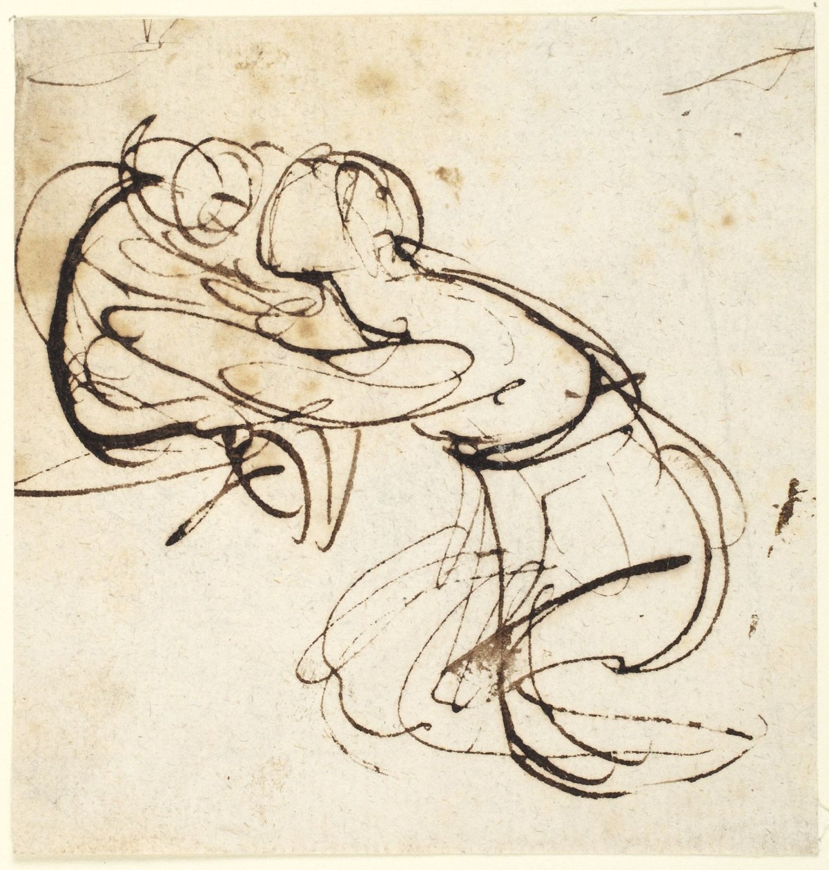 Figura femenina y niño   (¿boceto para «Infant Shakespeare») de George Romney