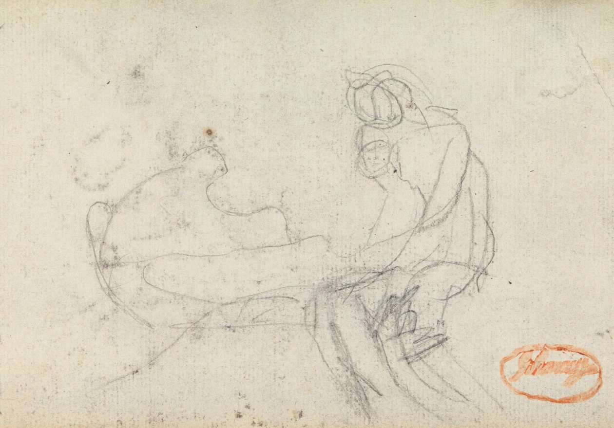 Estudio de composición de figuras n.º 13 de George Romney