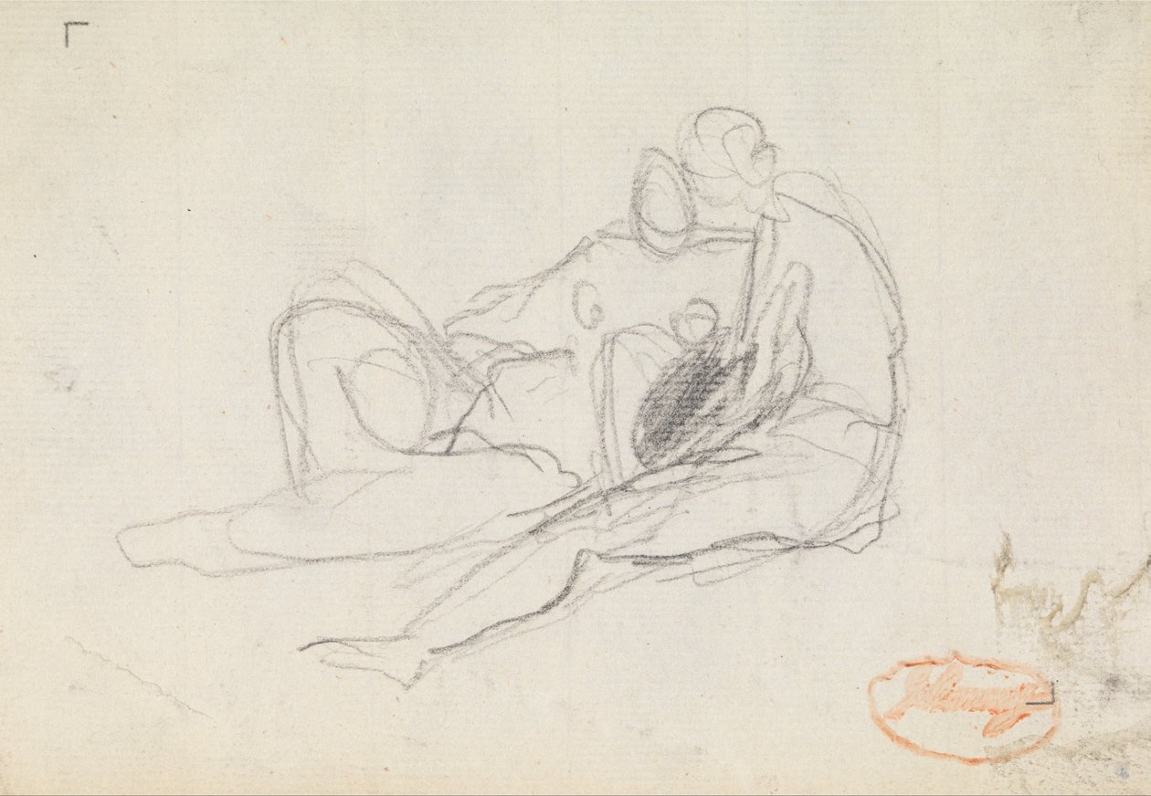 Figura Estudio de composición 17 de George Romney