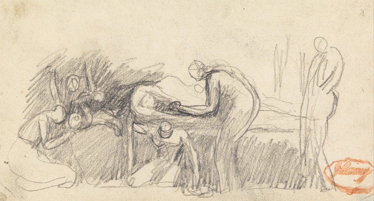 Figura Estudio de composición 23 de George Romney