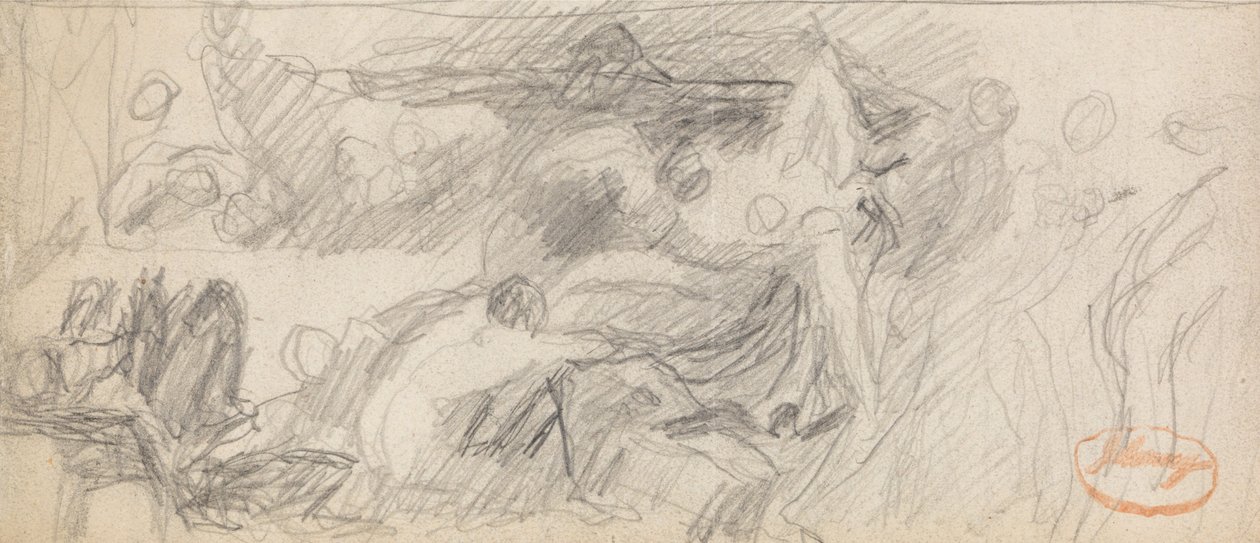 Estudio de composición de figuras n.º 26 de George Romney
