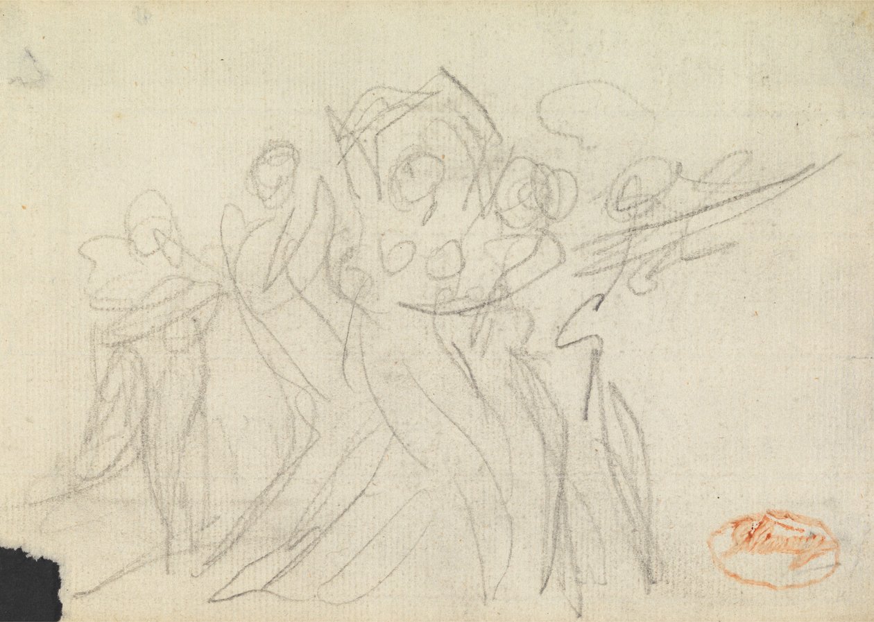 Estudio de composición de figuras n.º 27 de George Romney