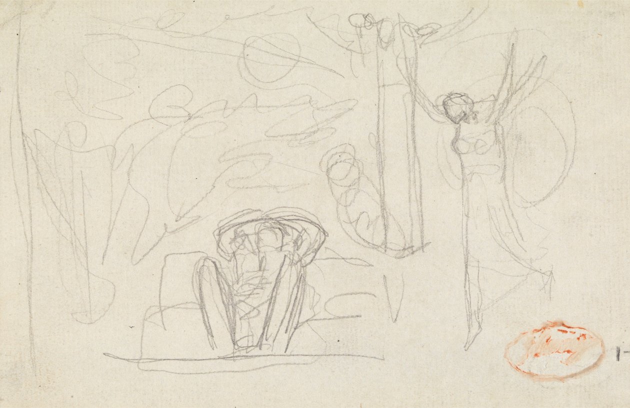 Estudio de composición de figuras 38 de George Romney