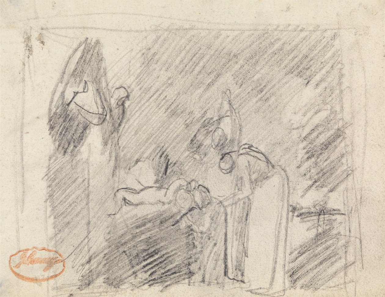 Figura Estudio de composición 42 de George Romney