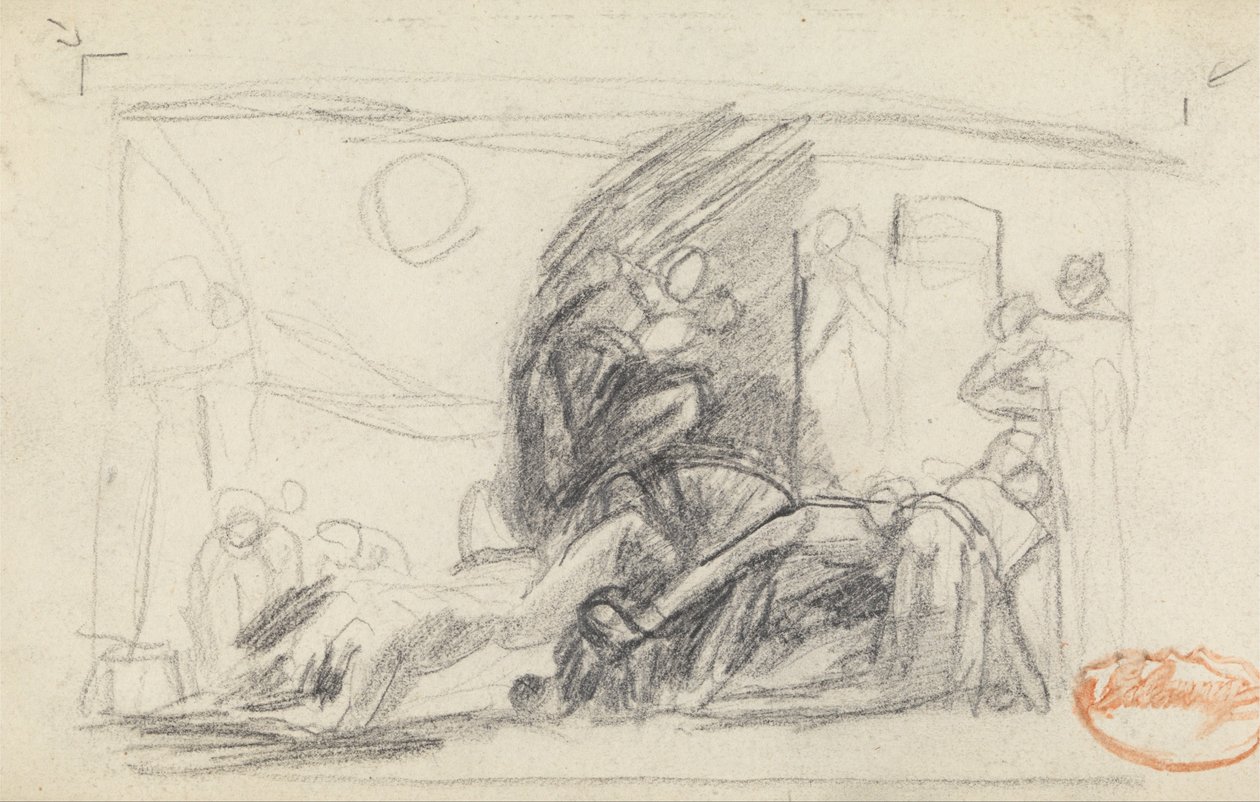 Figura Composición Estudio 4 de George Romney