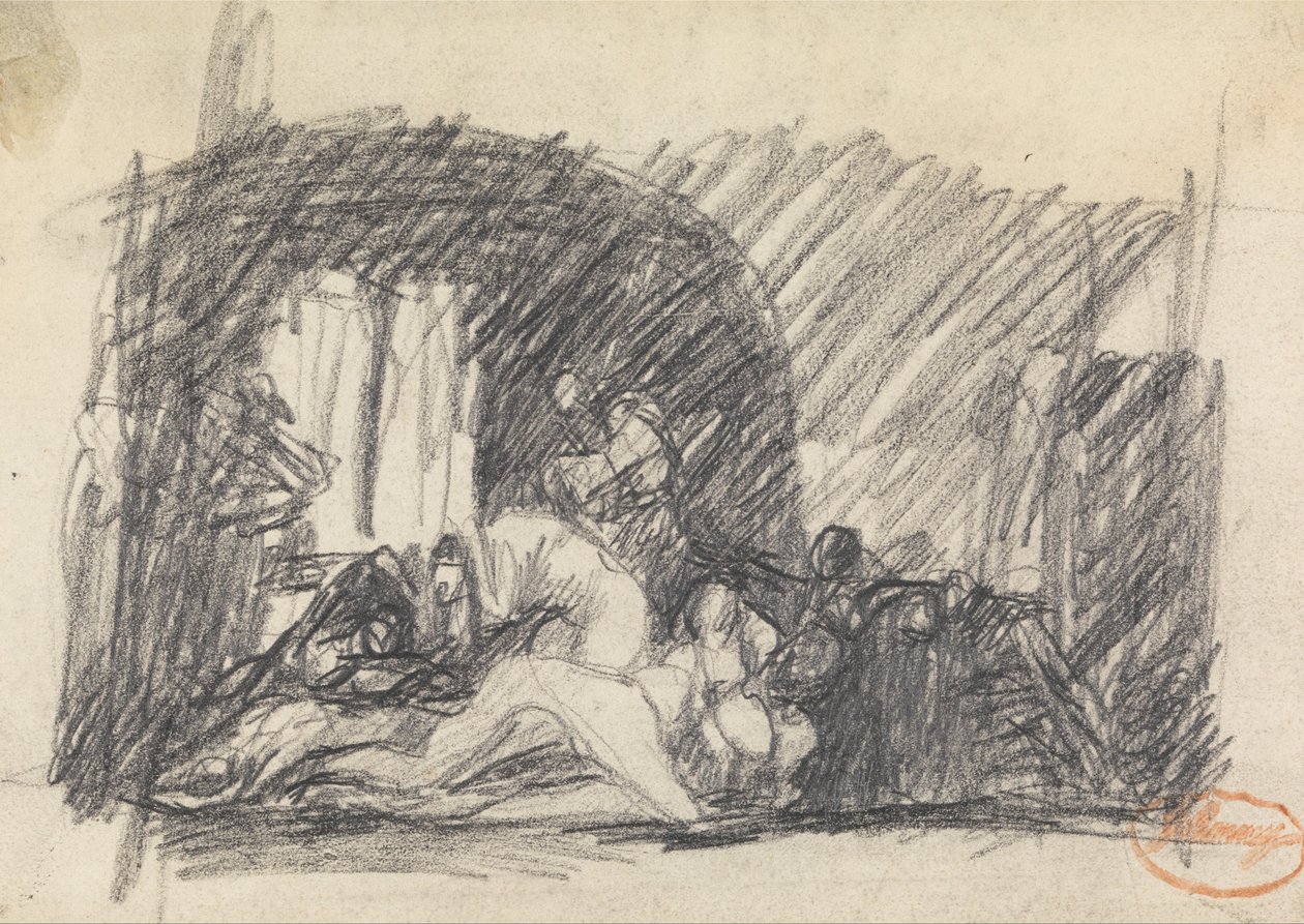 Figura Composición Estudio 7 de George Romney