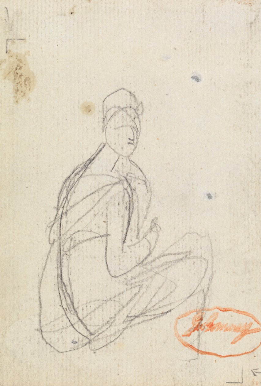 Estudio de la figura de una mujer de George Romney