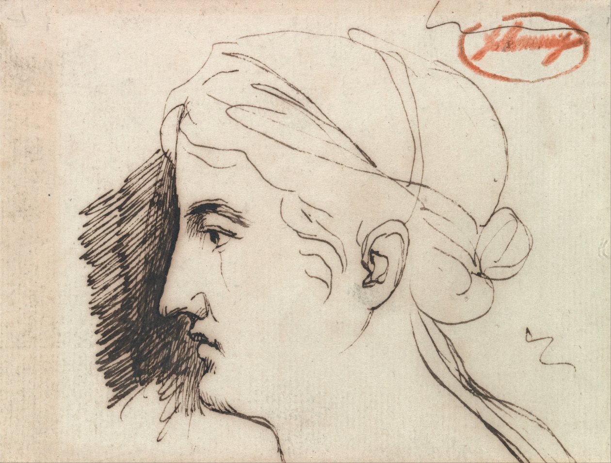 Cabeza de mujer de George Romney