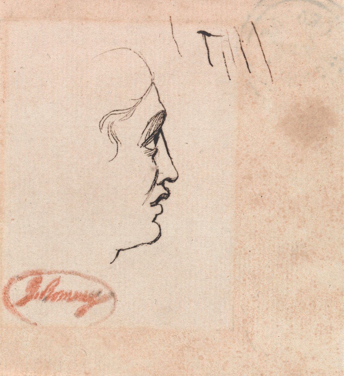 Cabeza de un joven de George Romney