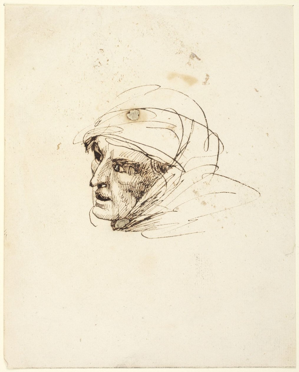 Cabeza de una mujer de George Romney