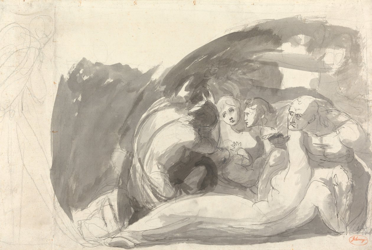Howard de visita en una cárcel de George Romney