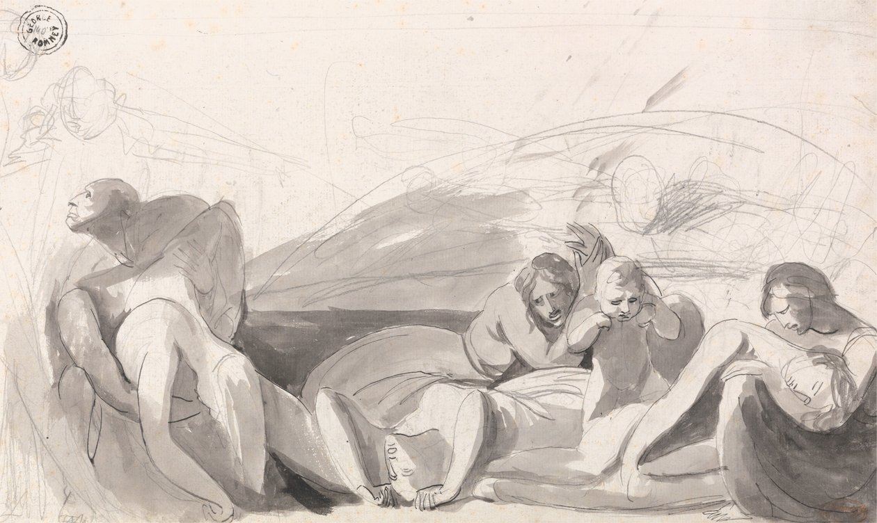 Howard de visita en una cárcel de George Romney