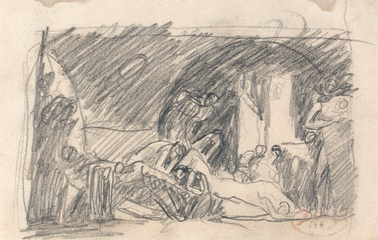 Howard de visita en una cárcel de George Romney