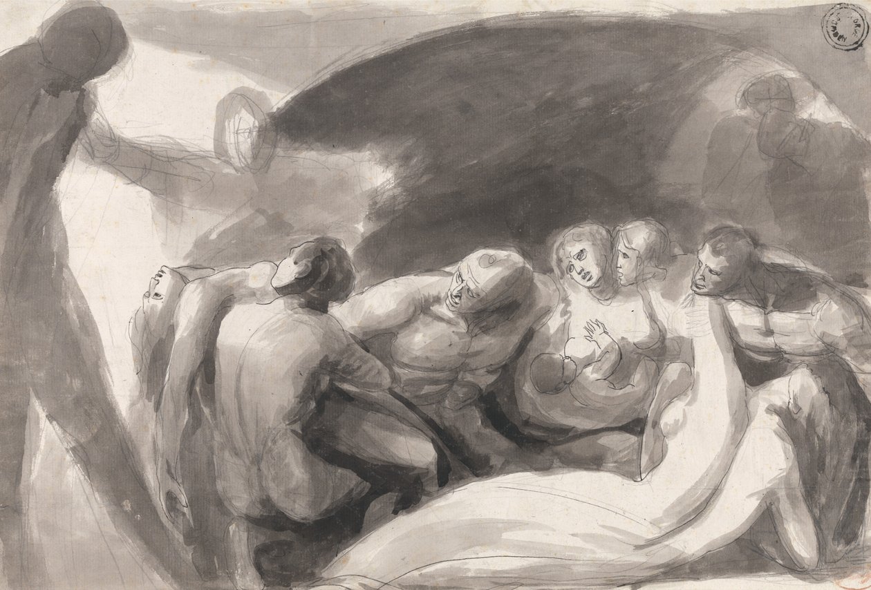 Howard de visita en una cárcel de George Romney
