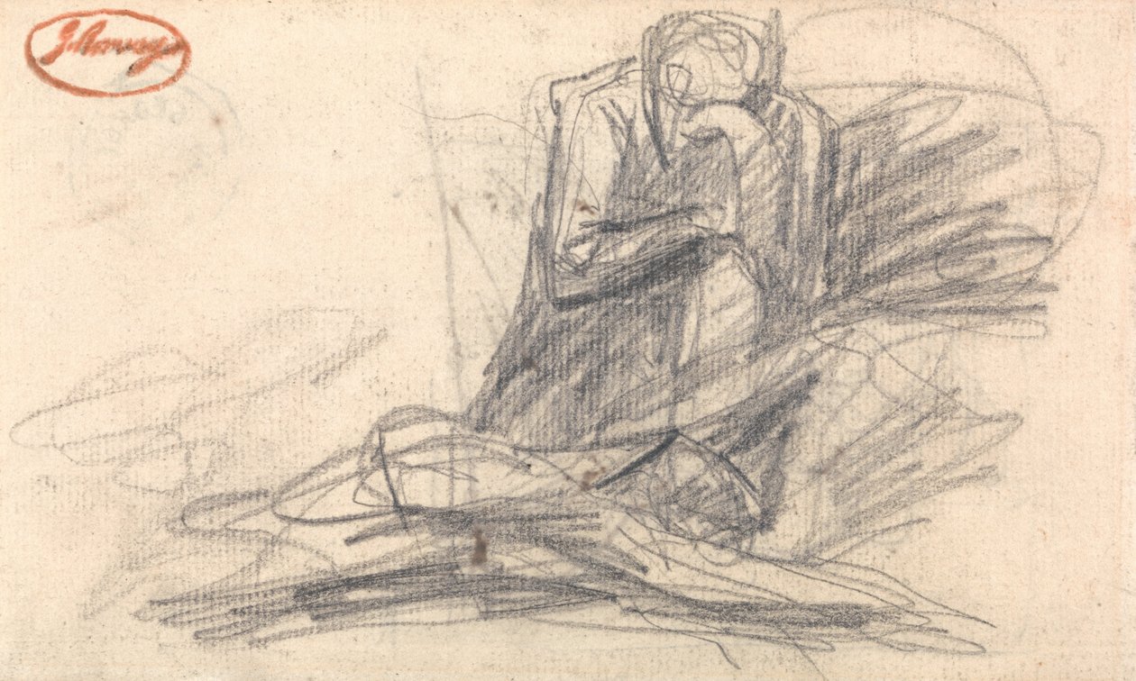 Figura arrodillada de George Romney