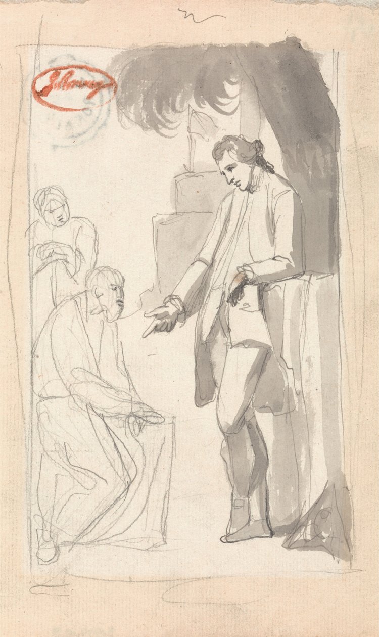 El comandante Thomas Pearson y el brahmán de George Romney