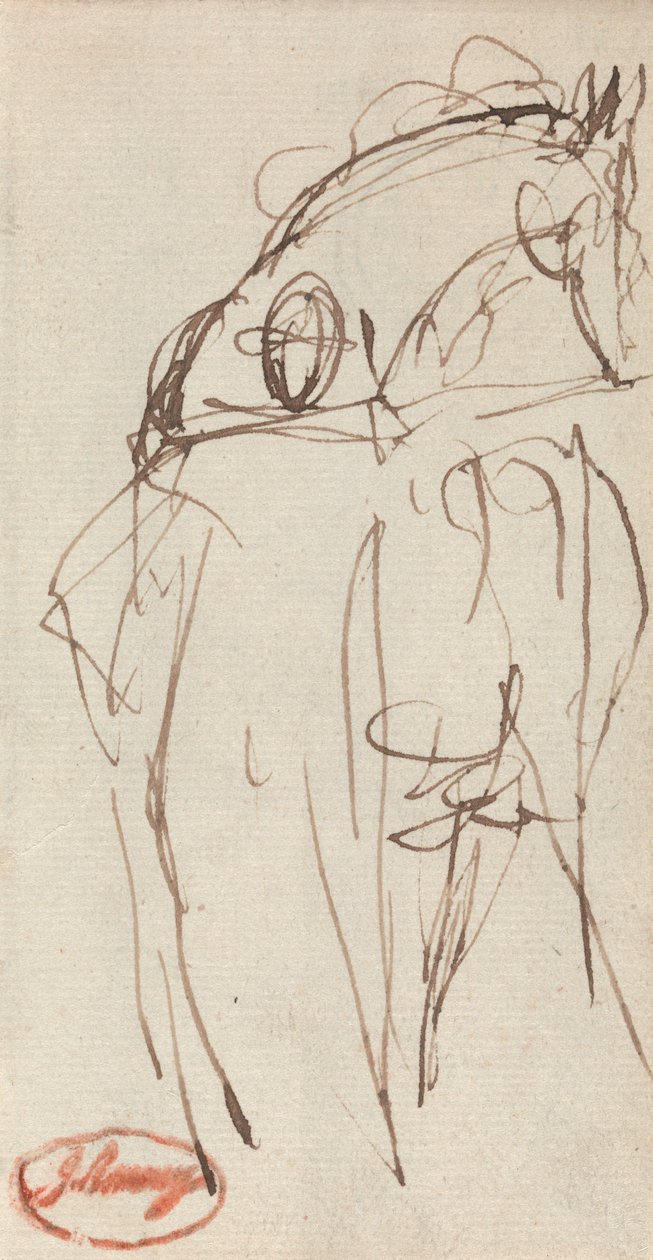 El hombre y el caballo de George Romney