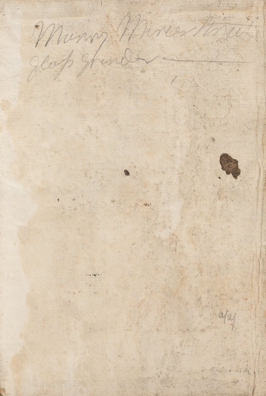 Notas del manuscrito de George Romney