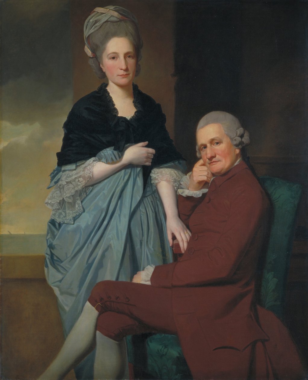 El Sr. y la Sra. William Lindow de George Romney